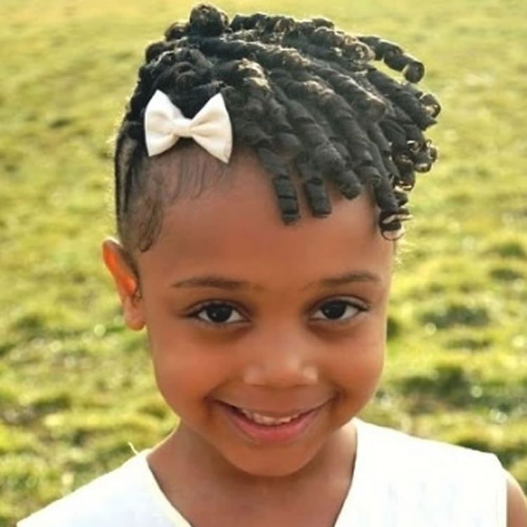 hairstyles for little black girls with short hair 2