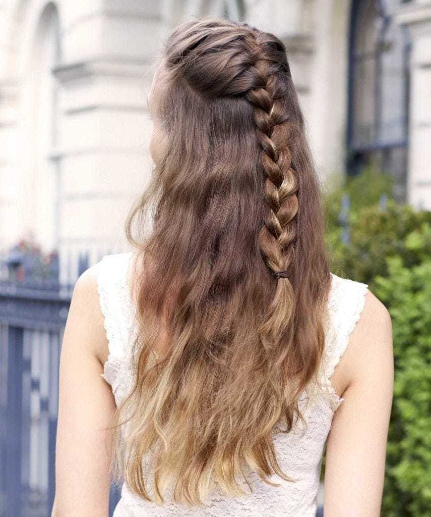 half braided half curly black hairstyles 2