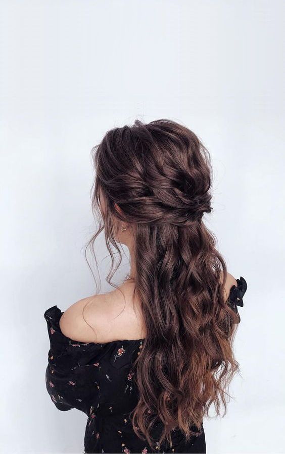 half up curly hairstyles 2