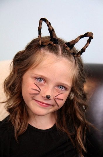 Halloween Cat Kids Hairstyle