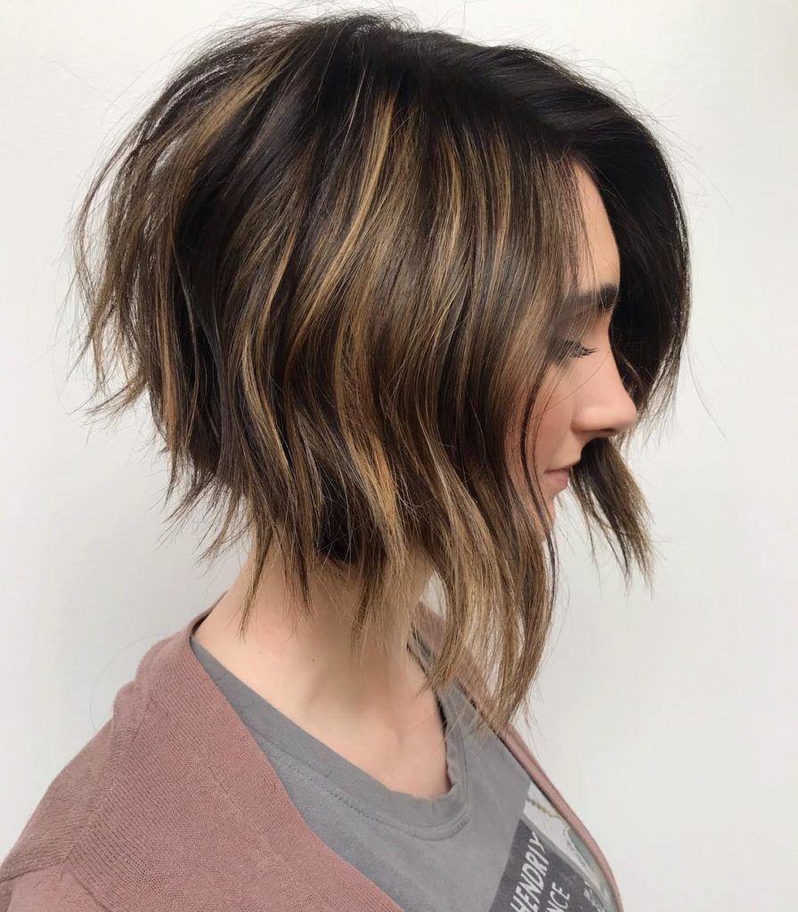 highlighted bob hairstyles