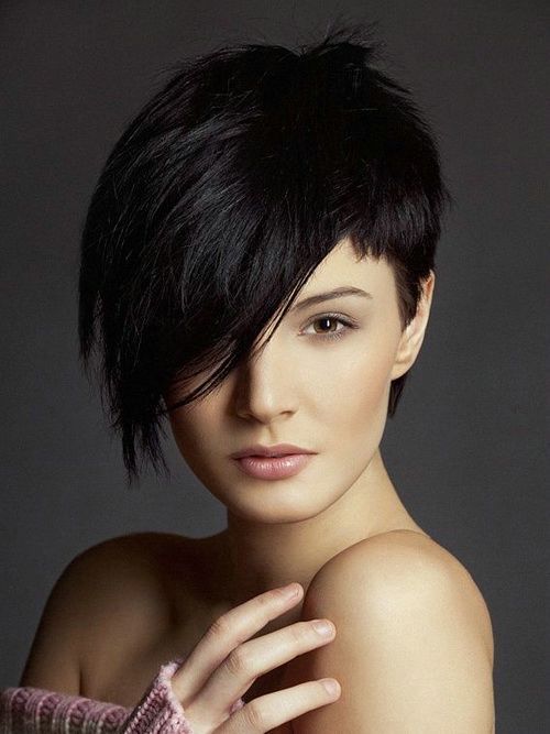 Short Hair with Deep Side Part