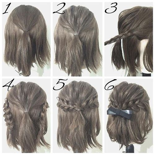 how to do cute hairstyles for short hair 2