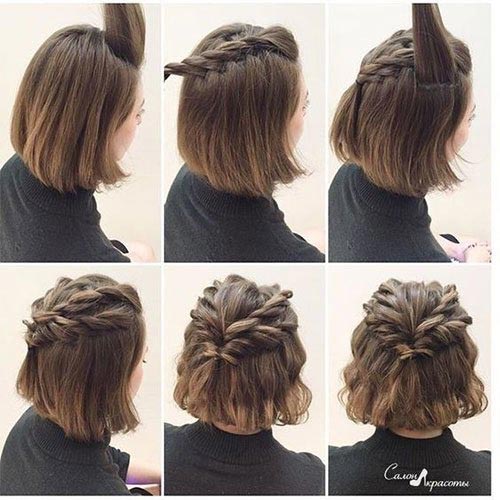 how to do cute hairstyles for short hair