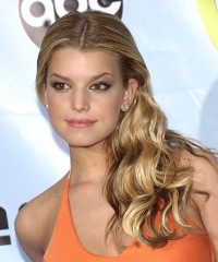 Jessica Simpson Long Wavy Hairstyle