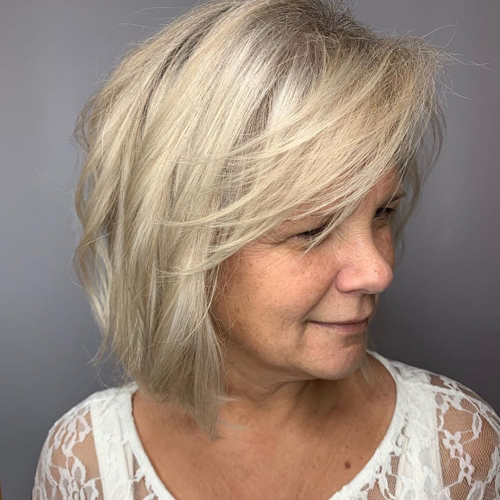 layered bob bob hairstyles for over 50