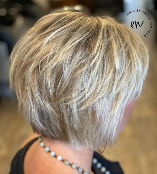 layered bob bob hairstyles for over 50 2