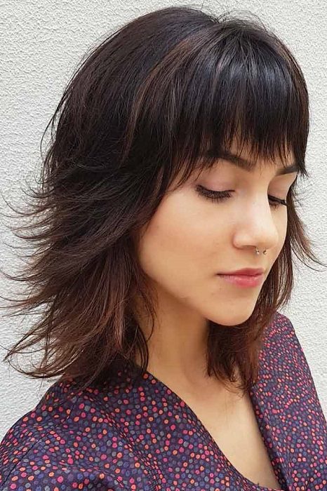 layered flip bob hairstyles