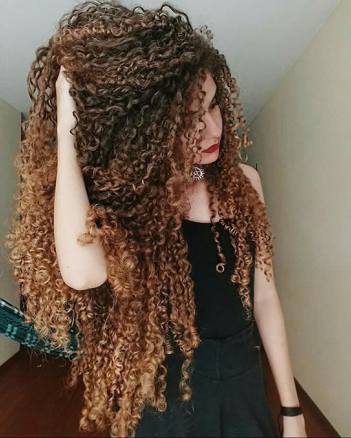 layered long curly hairstyles