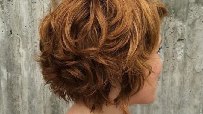 layered short hairstyles for naturally curly hair over 50