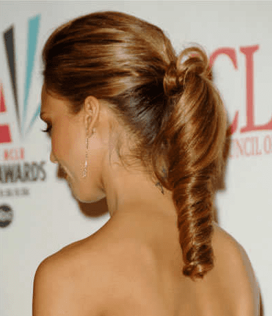 Long Hair Pony twist hairstyle