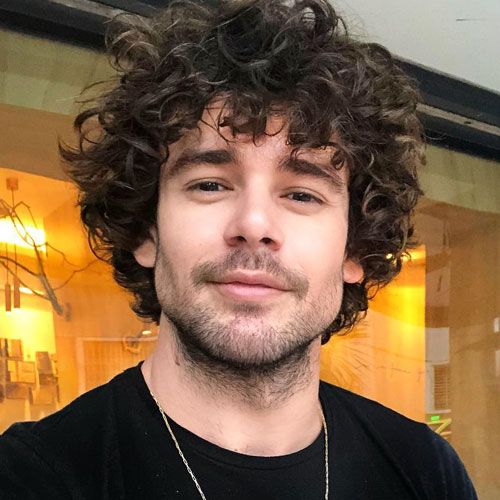 male curly hairstyles