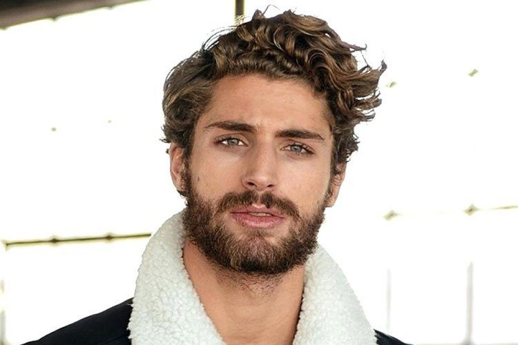 medium messy mens curly hairstyles