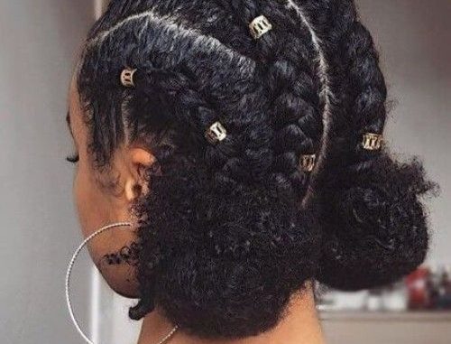 natural braided hairstyles for black girls