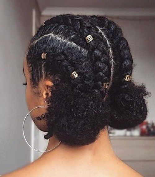 natural braided hairstyles for black girls