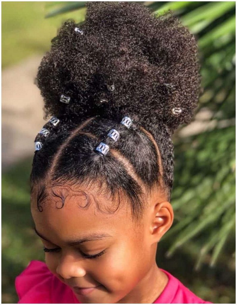 natural hairstyles for black girls kids