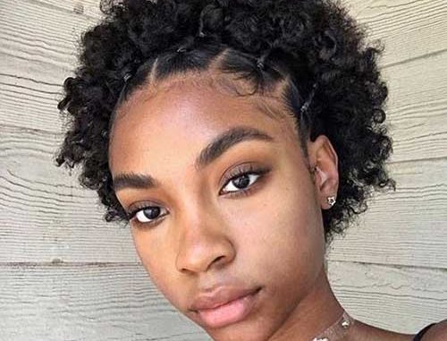natural hairstyles for black girls with short hair