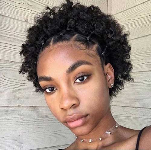 natural hairstyles for black girls with short hair