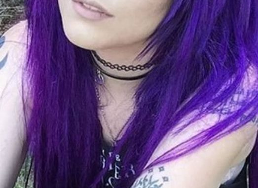 purple emo hairstyles