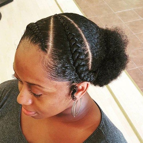 quick easy braided hairstyles for black hair 2