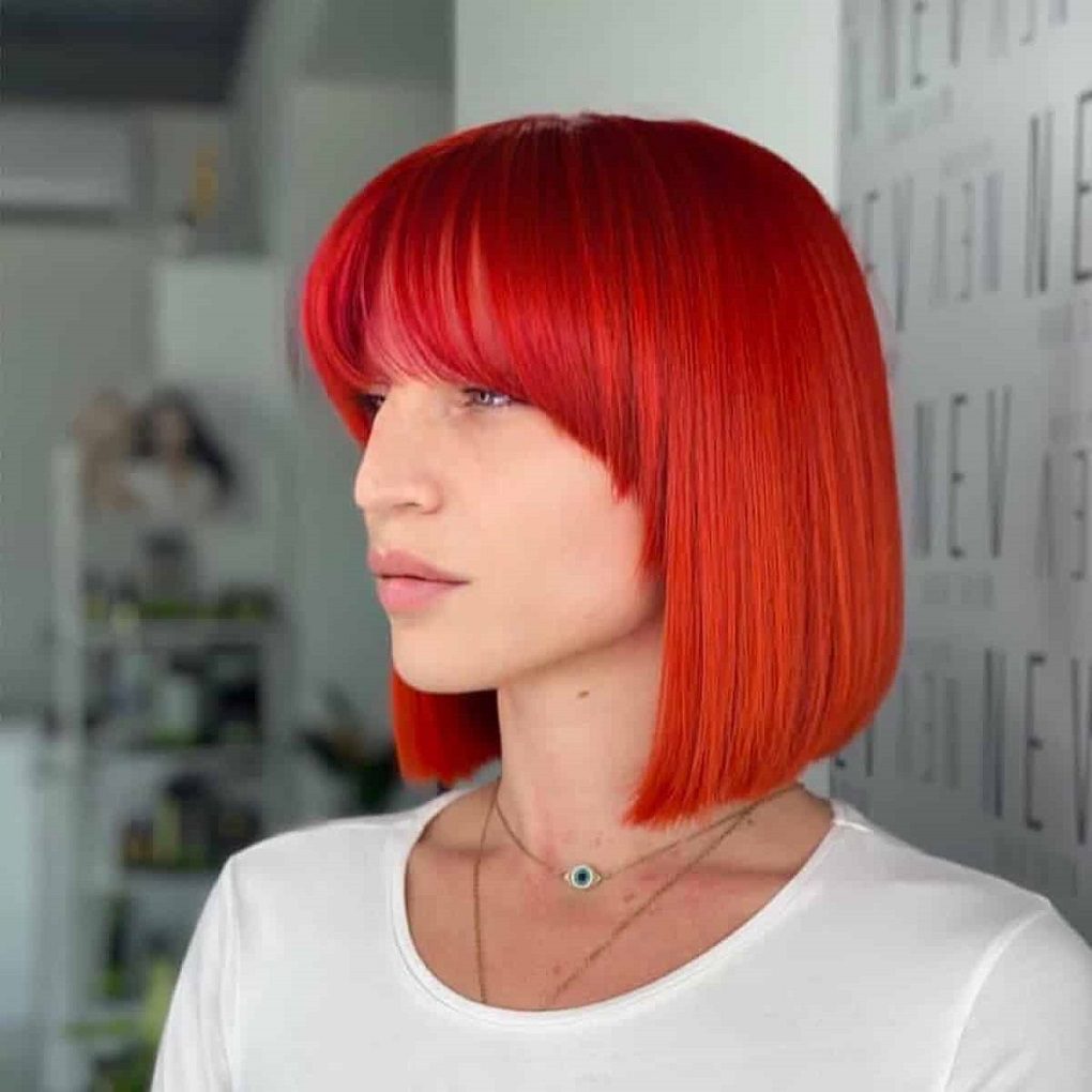 red bob hairstyles