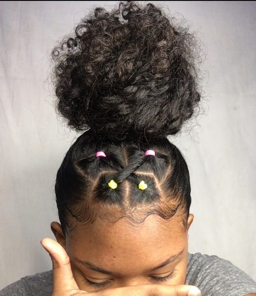 rubber band hairstyles for black girls