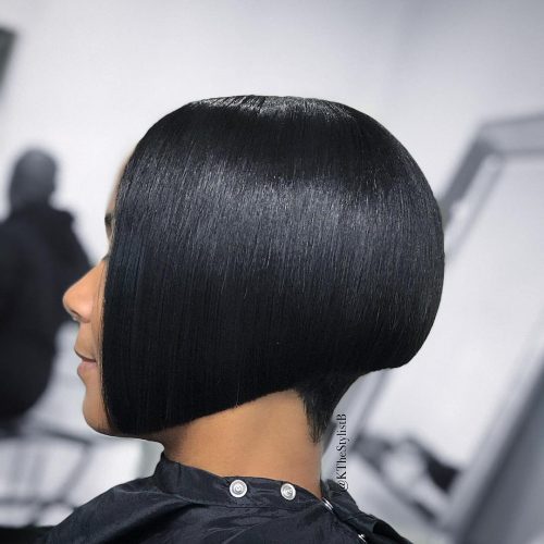short black bob hairstyles 2021