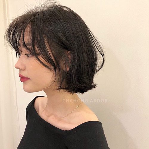 short bob hairstyles with bangs 2