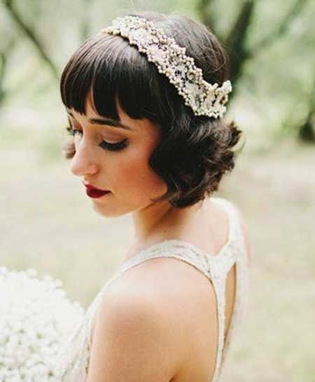 Short Bob Wedding Hairstyles