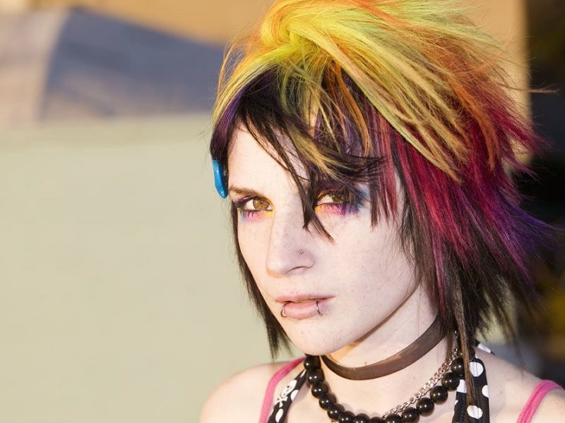 short choppy emo hairstyles for girls