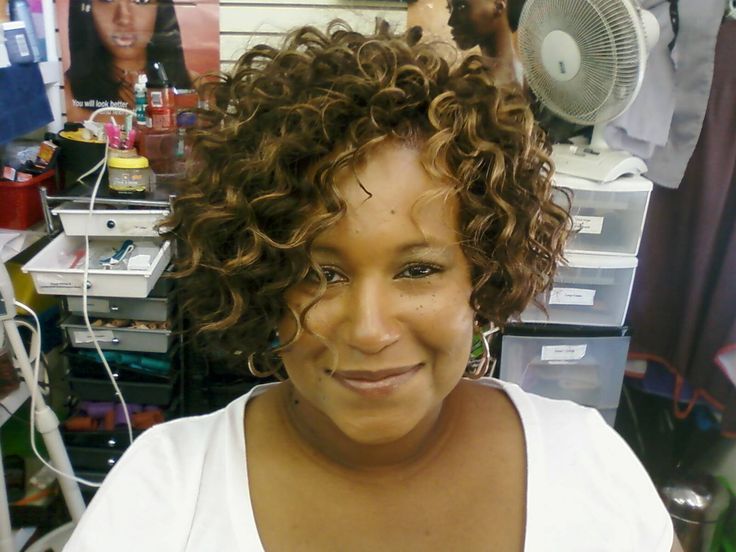 short curly bob weave hairstyles 2
