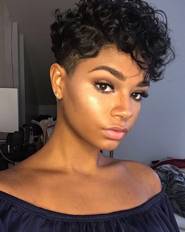 short curly hairstyles black hair 2