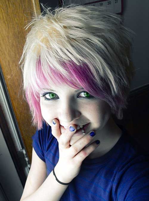 short emo hairstyles for girls 2