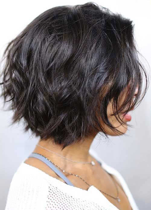 short layered bob hairstyles for thick hair 2