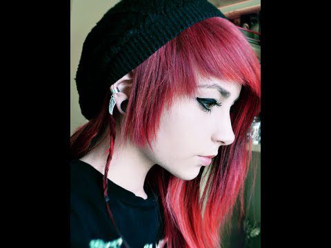 short medium emo hairstyles