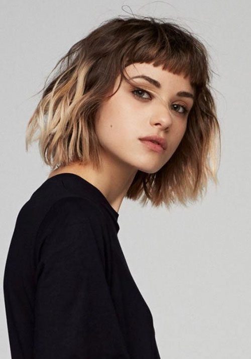 short wavy bob hairstyles