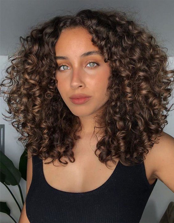 shoulder length curly hairstyles 2
