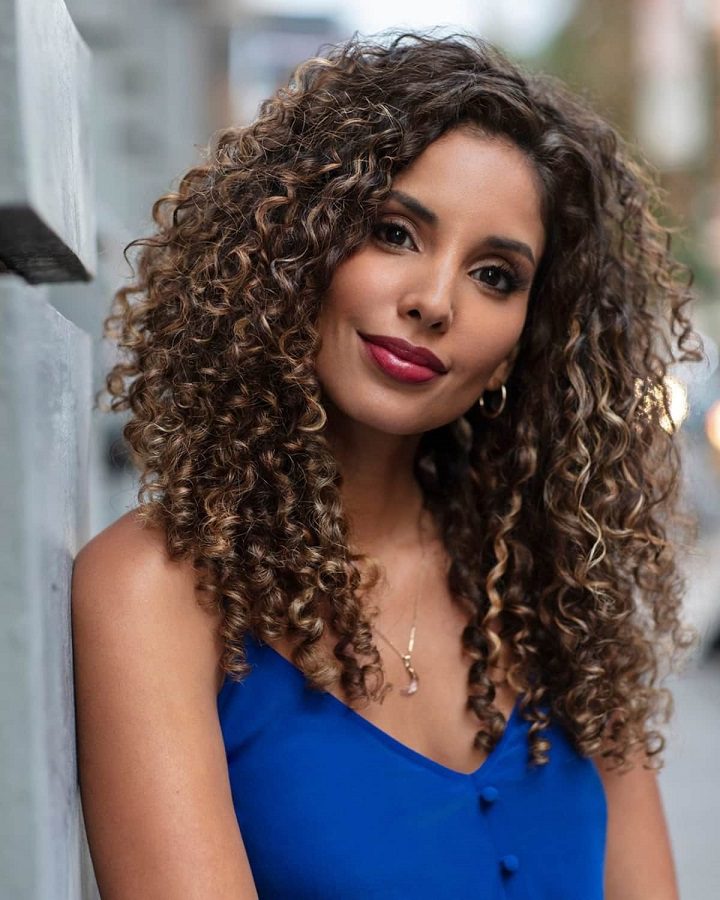 shoulder length curly hairstyles 