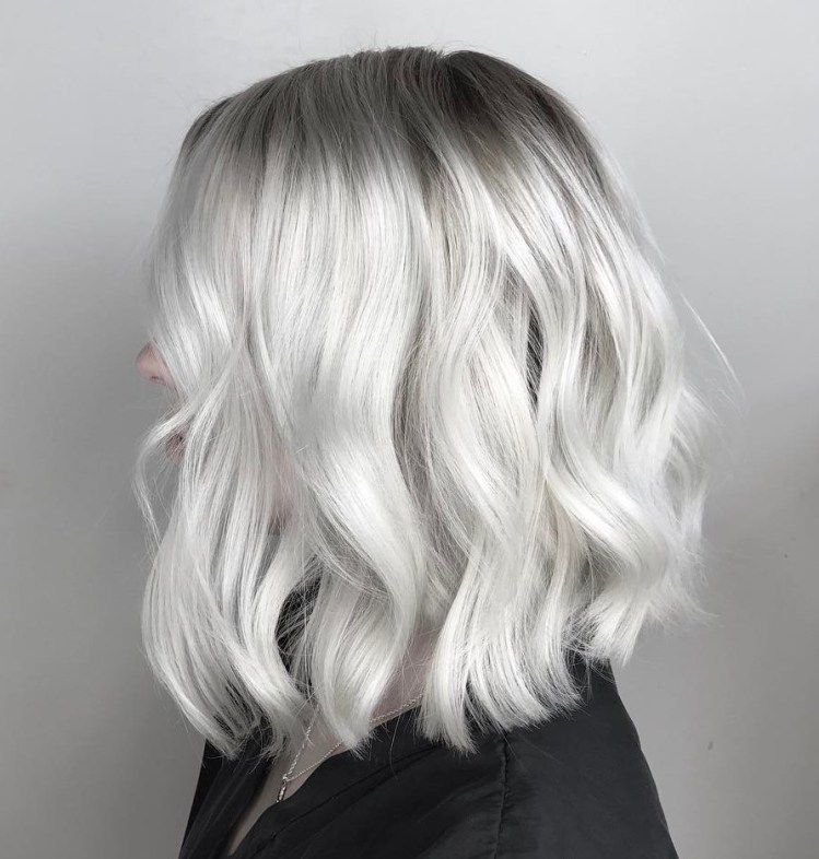 silver blonde bob hairstyles 2