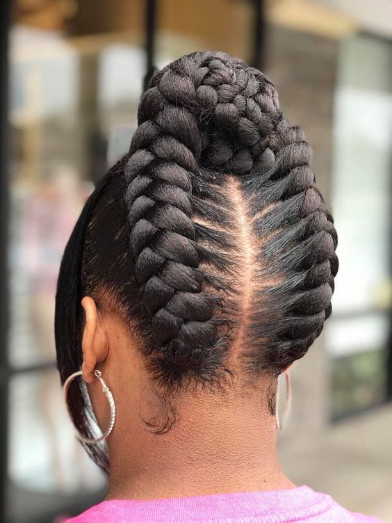 simple braided hairstyles for black girls 2