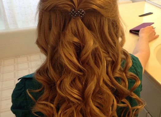 simple curly hairstyles
