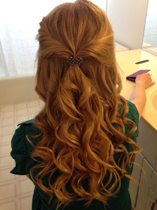 simple curly hairstyles