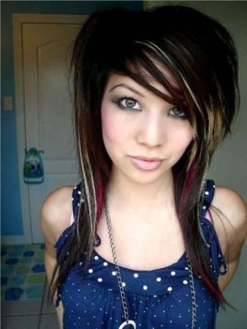 simple emo hairstyles for girls 2