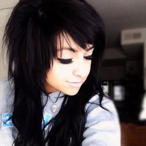 simple emo hairstyles for girls