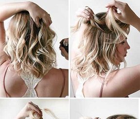 step by step cute hairstyles for short hair