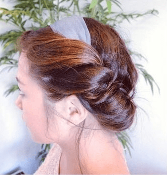 Summer Scarf Updo