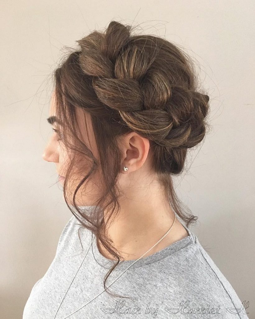 updo braided hairstyles